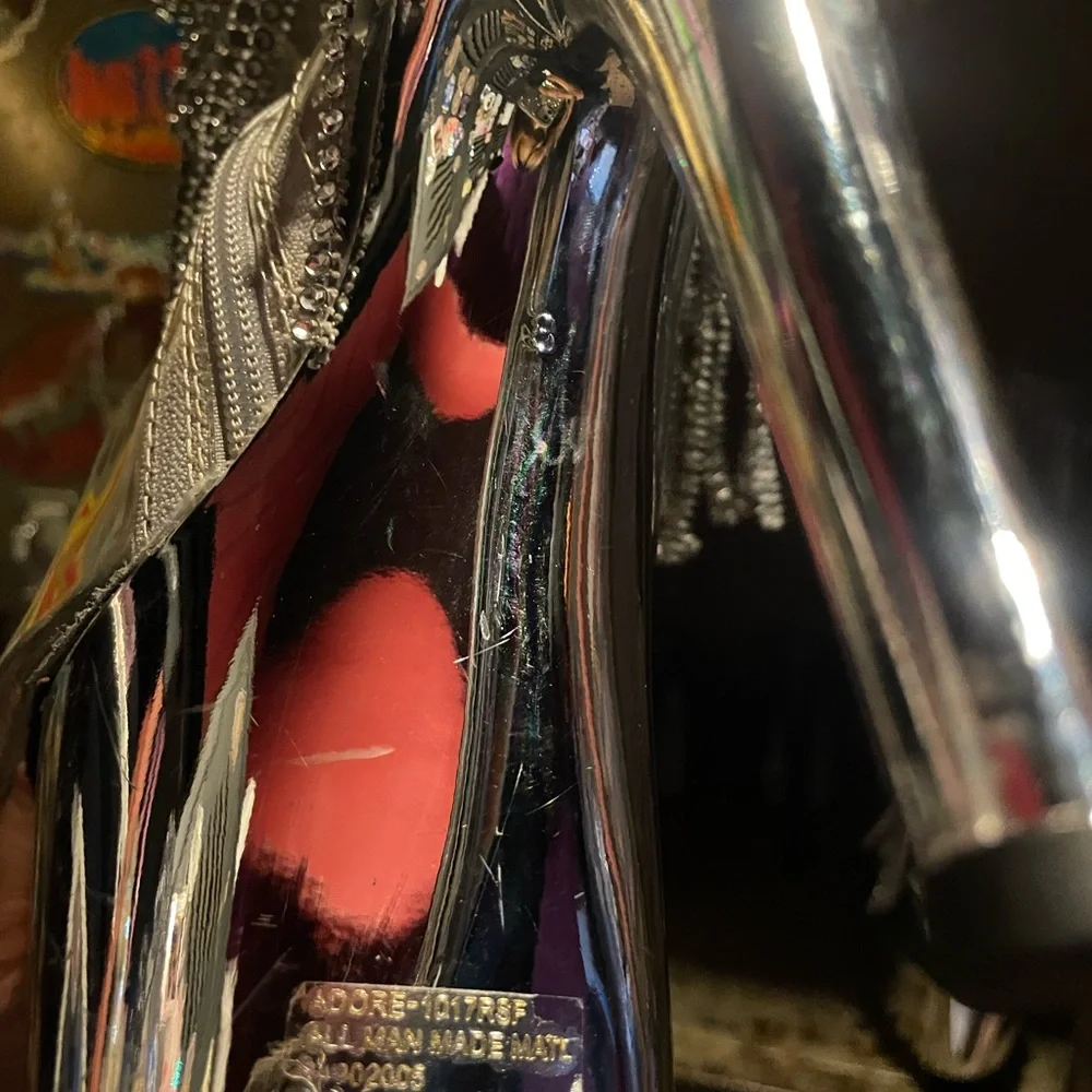 Worn Rhinestone Fringe Pleaser Boot - Picture 6 of 6